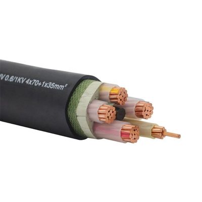 kopen CE-gecertificeerde YJV22 elektrische stroomkabel met XLPE-isolatie en 0,6/1KV nominale spanning online manufacture