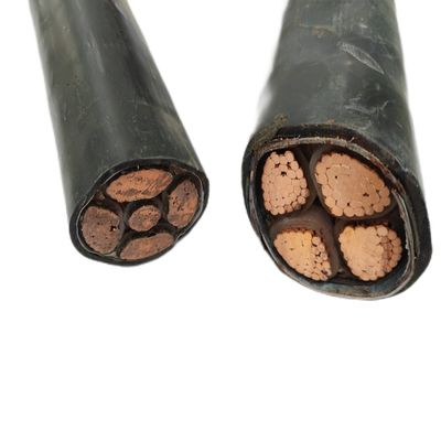 kopen PVC jas NYY 4x25mm2 XLPE Isolatie koper geleider stroomkabel voor lage 12V spanning online manufacture