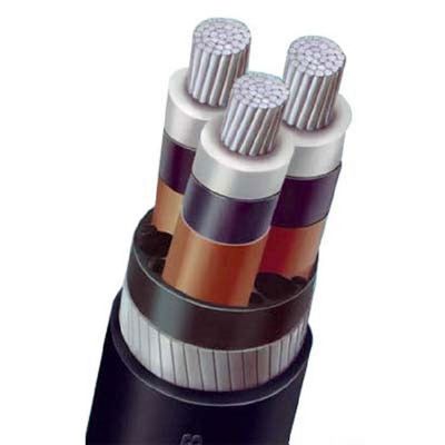 PVC XLPE Aluminium Aerial Bundled Cable 3 Core Gepantserde stroomkabel