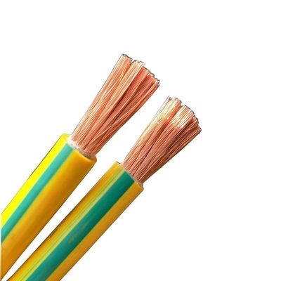 Elektrische draad PVC BVR 10mm 16mm Hoog flexibele geleider met isolatie in geel