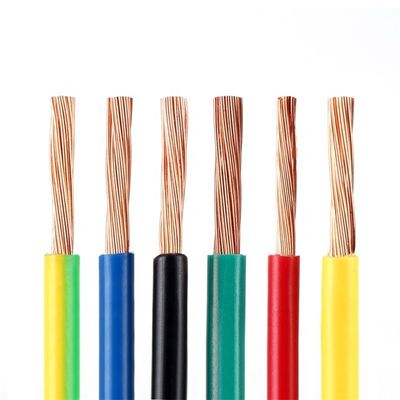 PVC geïsoleerde koperen geleider elektrische draad voor huis 1,5 m2 Stranded Bare Type