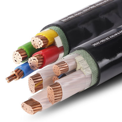 Koperen geleider Stranded 16mm Single Multi Core XLPE Geïsoleerde PVC-stroomkabel Nyy N2xy