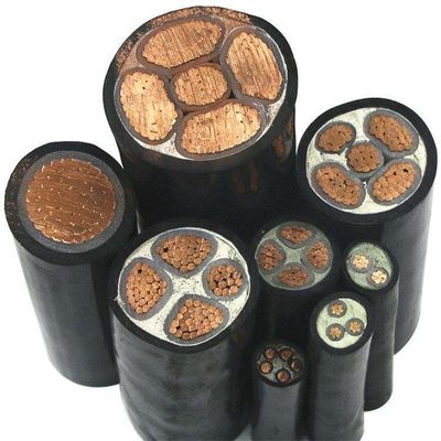 Op maat gemaakte lengte 0,6/1KV NYY Kopergeleider XLPE PVC-schede Elektriciteitskabel