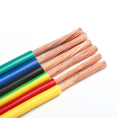 Gepersonaliseerde kleur 1,5 mm PVC geïsoleerde flexibele draad H07V-U Voor bouw