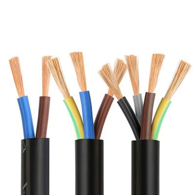 Meerdere geleiders flexibele kabel RVV/H05VV-F 2 3 4 Kern elektrische kabel Draad stroomkabel