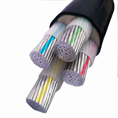Geïsoleerde XLPE-kabeldraad 4 kern 35 mm 50 mm 70 mm 95 mm 120 mm 185 mm 240 mm Aluminium kern