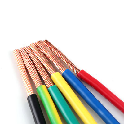 IEC 60227 4mm BV Solid Stranded Copper Wire Customized PVC Geïsoleerde Kabel