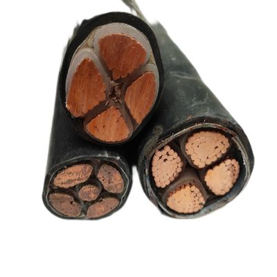 4x10mm2 NYY PVC laagspannings XLPE-stroomkabel voor bouw en zonne-energie