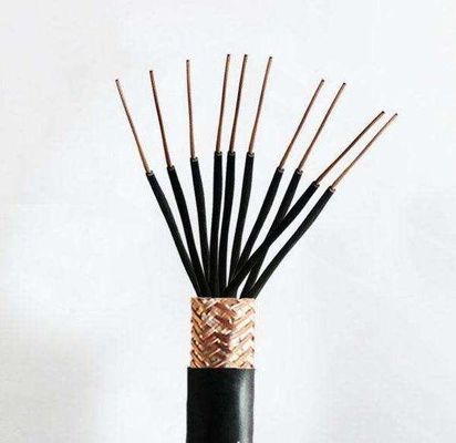 Zwarte schermcontrole Flexibel afgeschermd kabel Koper kern Hittebestendige