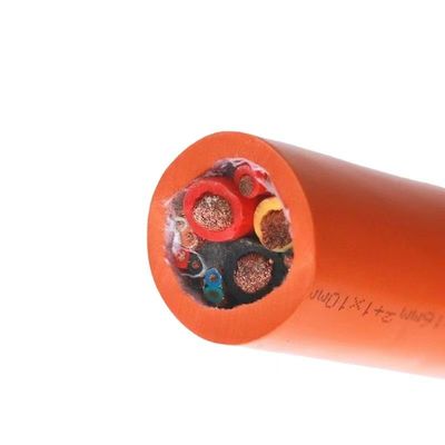 Ronde laadkabel voor elektrische auto's Snel opladen en veilig werken